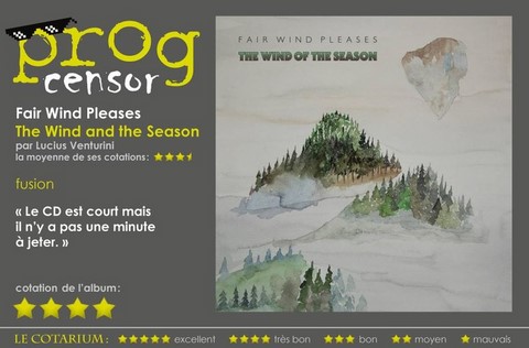 Fair Wind Pleases - The Wind and the Season