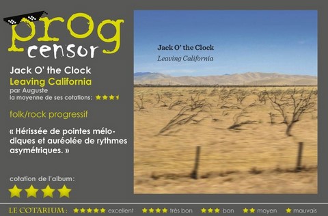 Jack O' The Clock  - Leaving California