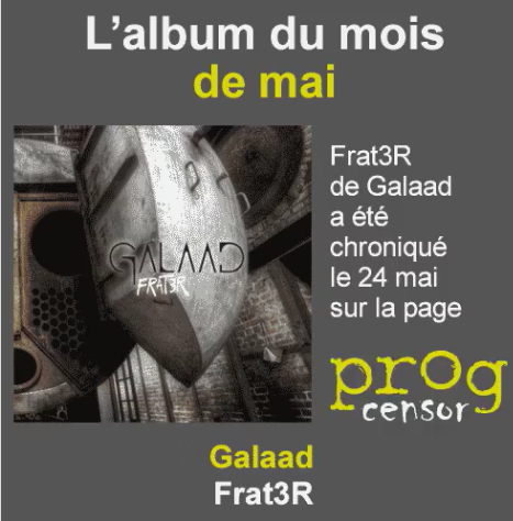 Album du Mois Mai 2019 - Galaad - Frat3R
