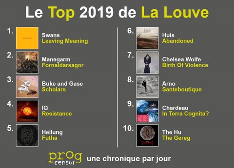 Prog Censor - Top 2019 : La Louve