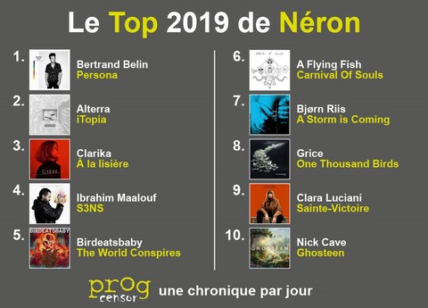 Prog Censor - Top 2019 : Néron